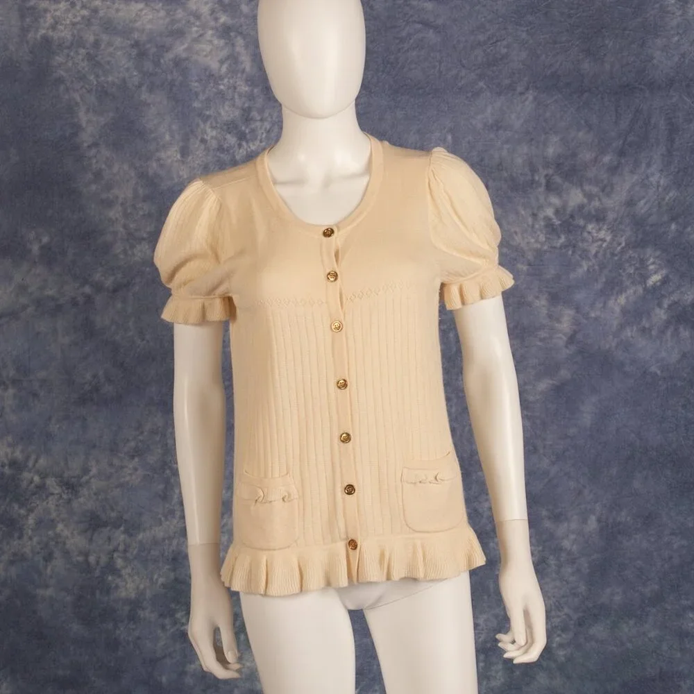 Vintage Ivory Juicy Couture Sweater Sz L
